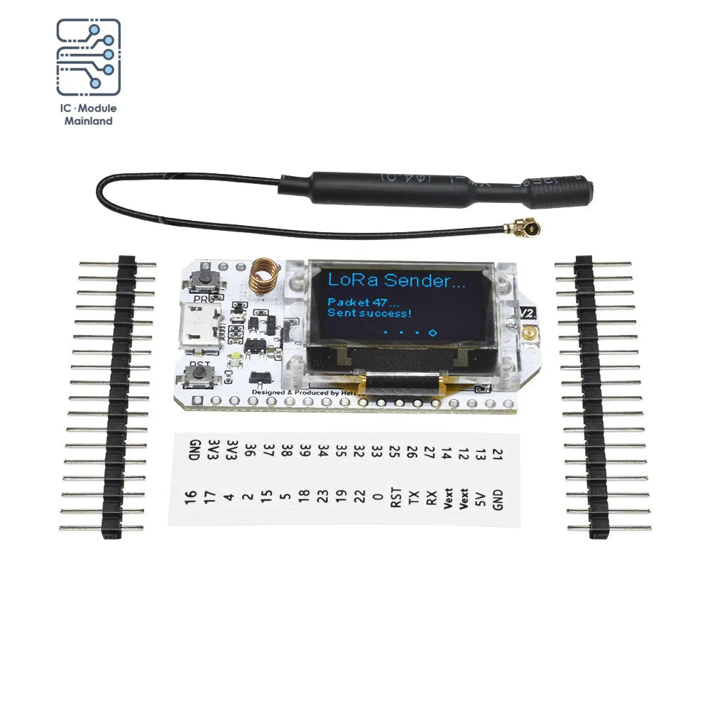868MHz 915MHz ESP32 LoRa V3 Development Board SX1276 SX1262 0.96 Inch OLED Display BT+WIFI Lora Kit for Arduino IOT Smart Home