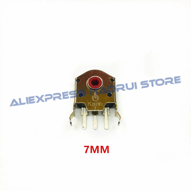 Kailh 5/7/8/9/10/11mm Rotary Mouse Scroll Wheel Encoder 1.74 mm hole 20-40g force for PC Mouse alps encoder