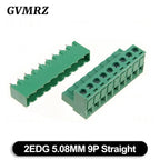 5Set/lot KF2EDGK Terminal Block Male Female 5.08 mm Plug-in Seal PCB Connector 2EDG PCB 2P 3P 4P 5P 6P 7P 8P 9P 10P 12P
