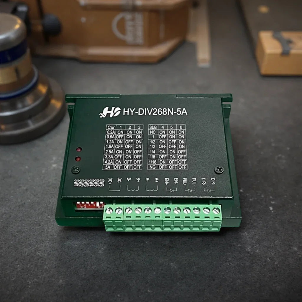 Upgraded Stepper Motor Driver 0.2-5A TB6600 Controller CNC Engraving Machine HY-DIV268N-5A Stepper Motor 12 ~ 48V