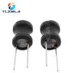 10PCS DIP Power Inductor 8X10MM 2.2UH 4.7UH 10uH 22uH 100uH 150uh 220uH 330uH 470uH 1MH 2.2MH 4.7MH 10MH Inductance 8*10mm 2Pin