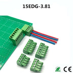 5Pair 15EDG KF2EDG 2.54mm 3.5mm 3.81mm 5.08mm PCB Screw Terminal Block 2-12Pin Male Plug Female Socket Pin Header Wire Connector