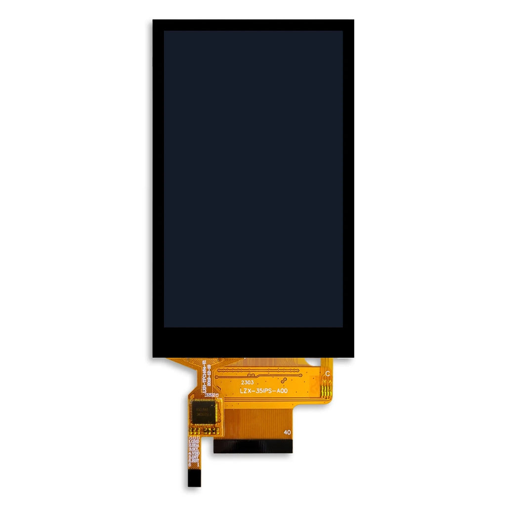 3.5 Inch LCD Touch Display Module ST7701S TFT with Capacitive Touch TP Resolution 480*800 MIPI and RGB Interface LZX-35IPS-A00