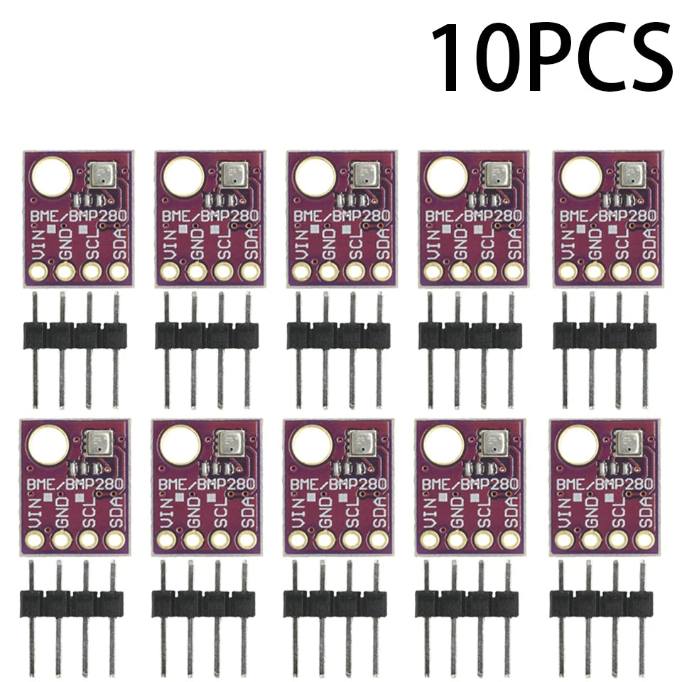 1-10PCS BME280 5V Digital Sensor Temperature Humidity Barometric Pressure Sensor Module I2C SPI 1.8-5V
