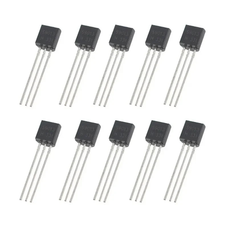 50-900PCS Transistors Kit PNP NPN A1015 S8050 S8550 S9012 C1815 MJE13001 2N3904 2N3906 BC327 BC337 BC517 BC547 BC548 BC549 BC558