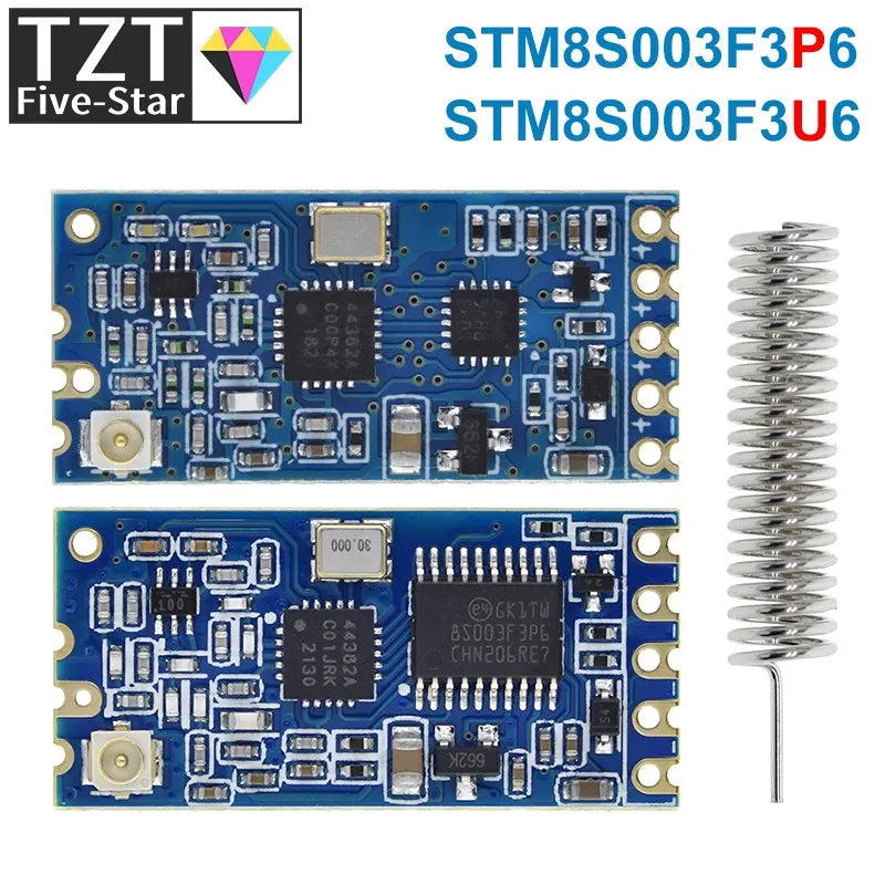 TZT 1/3PCS 433Mhz HC-12 SI4463/4438 Wireless Serial Port Module 1000m Replace Bluetooth NEW