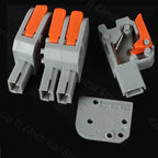 Male Female Docking Mini Quick Wire Connector Universal Compact Electrical Wiring Connectors Push-in Conductor Terminal Block