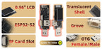 LILYGO® T-Dongle-S3 ESP32-S3 Development Board With Screen Dongle 0.96 inch ST7735 LCD Display Support WiFi Bluetooth TF Card