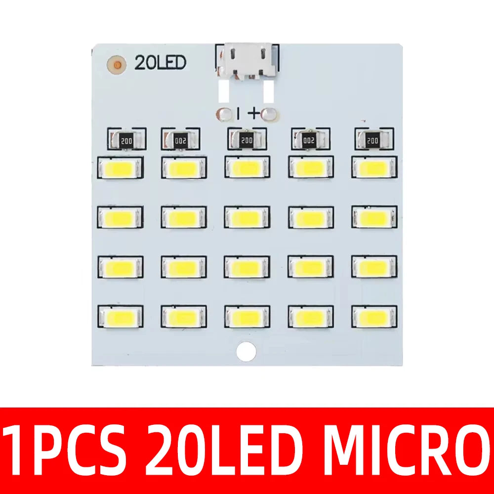 5730 smd 5V 430mA~470mA White Mirco Usb 5730 LED lighting panel USB mobile light Emergency light night light