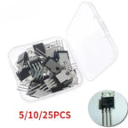 5/10/25PCS Mosfet IRFZ44N TO220 Transistor Kit IRFZ44N TO-220 High Power Transistors IRFZ44 49A 55V Field Effect Transistor