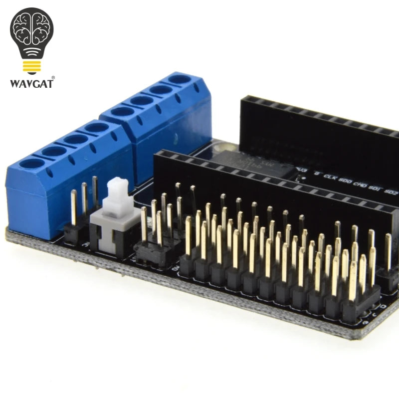 AEAK Node MCU Development Kit NodeMCU + Motor Shield Esp Wifi Esp8266 Esp-12e diy rc toy remote control Lua IoT smart car Esp12e