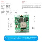 1PCS DC-DC 3A 5A Adjustable Step-down Power Module Board Voltage Stabilizing Aircraft Model MP1584EN 24V 12V 9V To 5V