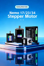 Nema 17/23/34 Stepper Motor Kit 2-Phase 4-Wire 1.2-8.5N.m + Driver TB6600/DM542/MA860 for CNC 3D Printer