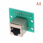 TZW 1Pcs RJ45 Adapter Board To XH2.54 Modular Ethernet Connector Adapter Network Interface + Breakout Board + Pin Header