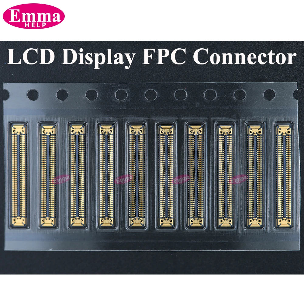 10pcs Connector FPC LCD Screen Motherboard For Samsung A15 A55 A35 A25 A05 A54 A34 A24 A14 A04  Display FPC On Board  78pin
