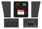 ISDT D2 Mark II Smart Balance Charger Dual Channel 200W 12A AC 100-240V For LiPo LiHV LiFe NiMH Pb RC Battery Charger