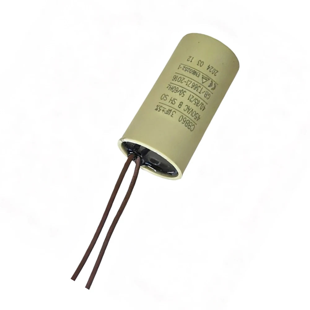 CBB60 Capacitor For Circulating Water Pump Hanging Fireplace 2.5uF Capacitor For Air Compressors Pressure Washers