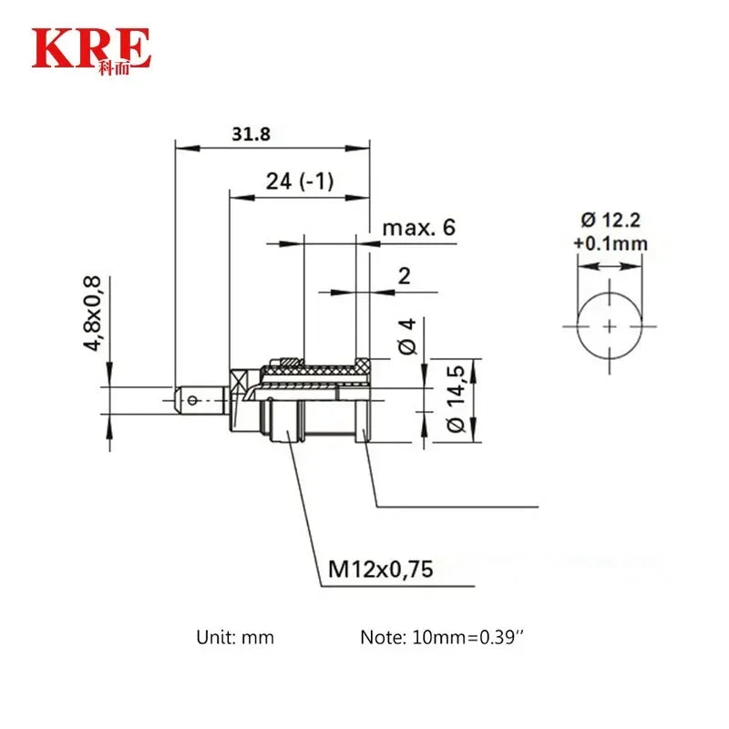 20PCS 4mm Banana Socket Connector 32A Insulated Female Jack 5 Colors Panel Mount Connector for Electrical Connection