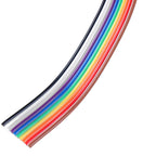 5m Rainbow Ribbon Cable 10 Way Flat Color Wire Flexible Electrical Connection Cable