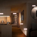 New Cabinet Light, Wireless Motion Sensor LED Light , Rechargeable Magnetic Night Light For Hallway, Kitchen, Wardrobe
