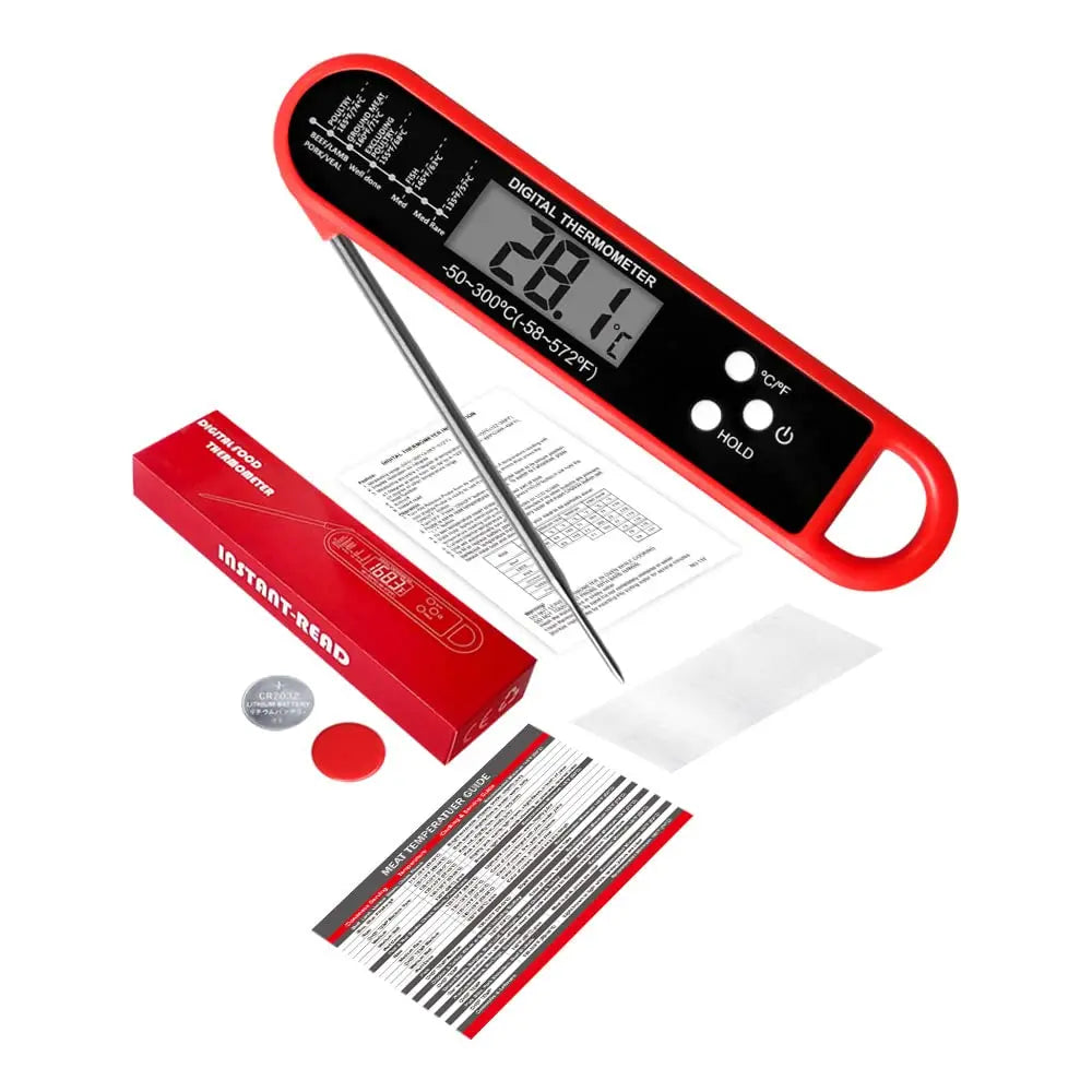 Waterproof  Meat Thermometer Digital for Cooking Food,nstant Read Food Thermometer for Cooking and Grill BBQ Accessories