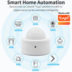 PIR Motion Sensor ZigBee Human Body Infrared Induction Detector Linkage Auto Home Security Alarm for Tuya APP Movement Monitor