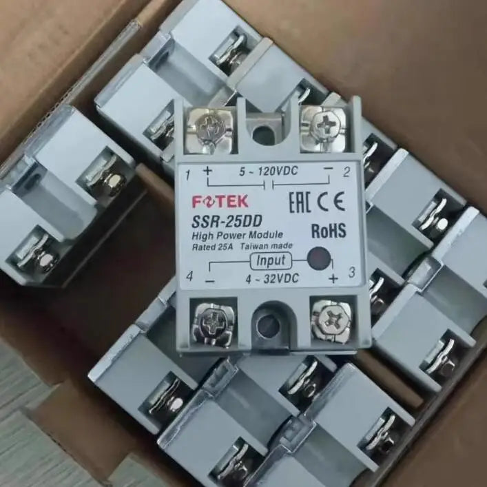 FOTEK Original Single Phase Solid State Relay SSR-10DA-H SSR-25DA-H SSR-40DA-H SSR-50DA-H SSR-75DA-H