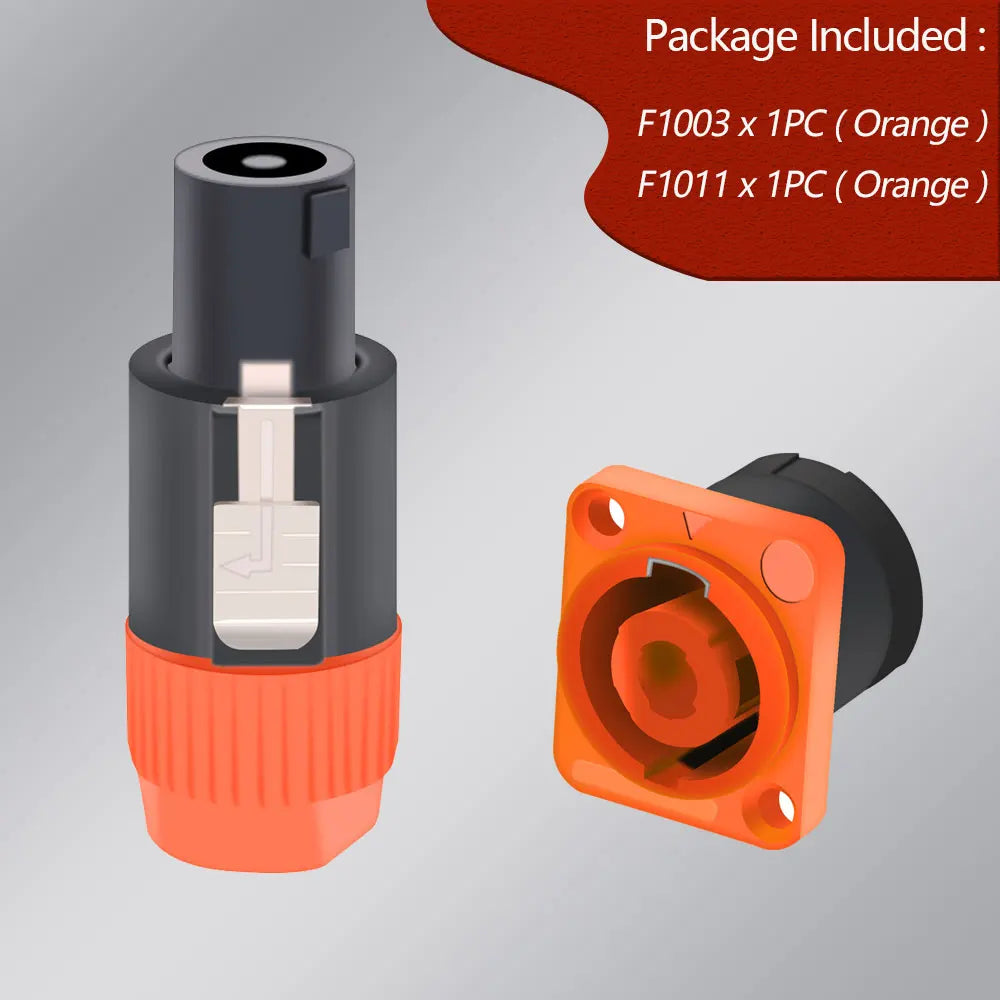 1set NL4FC Speak Connectors type 4 Pole Plug Male Speaker Audio connector