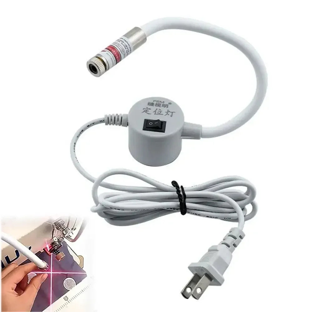 USB Red Laser Positioning Light Infrared Working Lamp Cutting with Magnetic Base DC5V Line/Cross/dot Sewing Machine Accessories