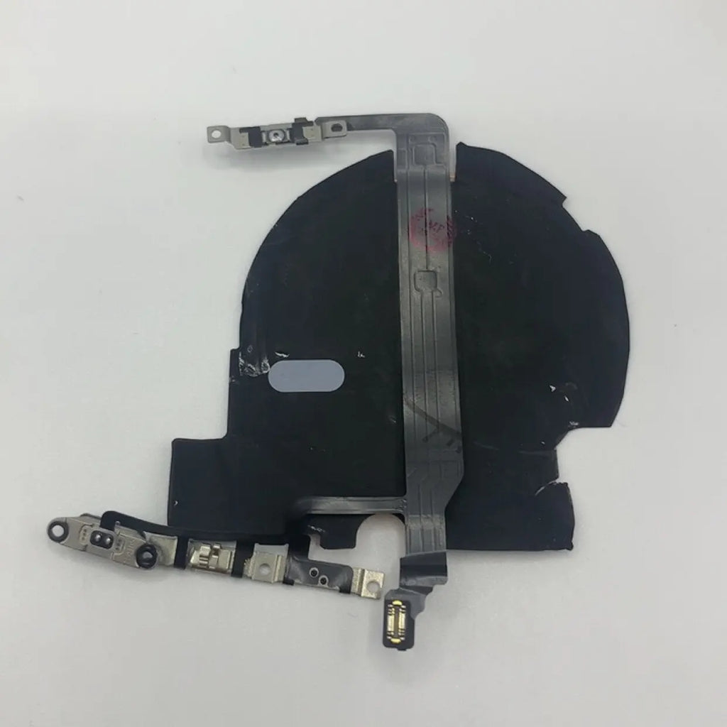 Replacement Wireless Charging Coil NFC Antenna & Volume Flex Cable Compatible with iPhone 8/8P/X/XS/XR/11/12 Mini/Pro Max/SE2