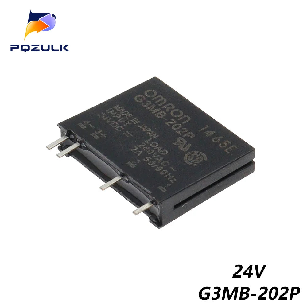 5PCS Relay Module G3MB-202P G3MB 202P DC-AC PCB SSR In 5V 12V 24V DC Out 240V AC 2A Solid State Relay Module