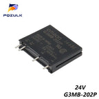 5PCS Relay Module G3MB-202P G3MB 202P DC-AC PCB SSR In 5V 12V 24V DC Out 240V AC 2A Solid State Relay Module