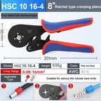 HSC8 6-4A 6-6A VE TE Pliers Self-Adjusting Crimping  Electrical Wire Ferrule Pin Terminal Connectors Crimping Tool Hand pliers