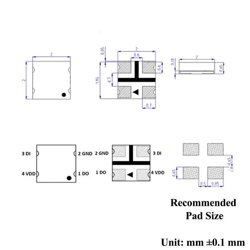 Ws2812b 5v Ws2812 5050 3528 4020 1204 1209 0807 2020 Mini Smd Led Chip Addressable Digital Pixel Rgb Full Color Led Diode Lamp