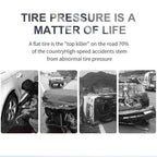 Solar Power TPMS Car Tire Pressure Monitoring System Alarm Tyre Air Pressure Meter Gauge Temperature Warning With 4 Sensors