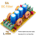 Positive Negative Dual Power DC LC Low-Pass Filter Electromagnetic Interference EMI for Car Amplifier Noise Filtering