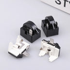 Refrigerator Compressor PTC Start Relay Refrigerator Starter Overload Protector 1/2 Pin 15 Ohm 1/6H Replacement Protector