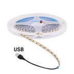 3MM 5MM 8MM Width DC 5V LED Strip 2835 120LEDs/m 1 LED Per Cut Flexible Tape IP20 Not Waterproof Warm Natural Cool White 1M-5M