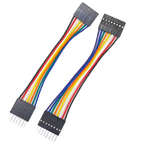 10PCS Dupont Line 2.54MM Pitch Wire Female to Female 1P2 3 4 5 6 Pin Dupont cable connector JUMPER CABLE WIRE FOR PCB 3D Printer