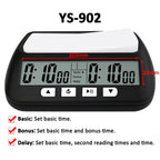 YS9901/YS902 Professional Chess Timekeeper Chess Digital Clock Multi-functional Digital Count Up/Down Precision Game Stopwatch