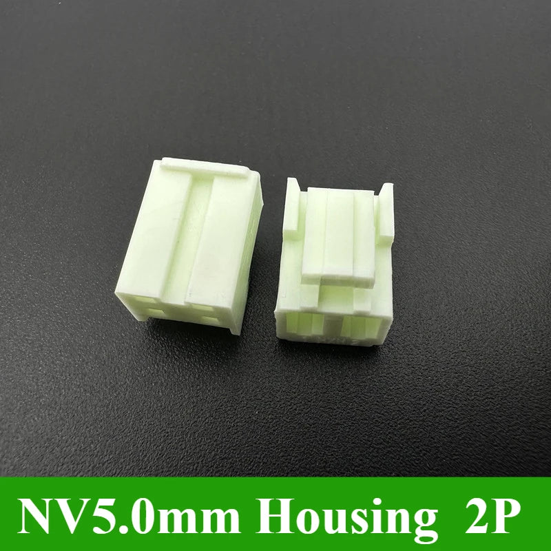 5/10/30/50/100Pcs NV5.0mm Pitch 5.0mm 2P 3P 4P 5P 6P Connector With Housing Straight Neddle Terminal Socket Replaces JST Plug
