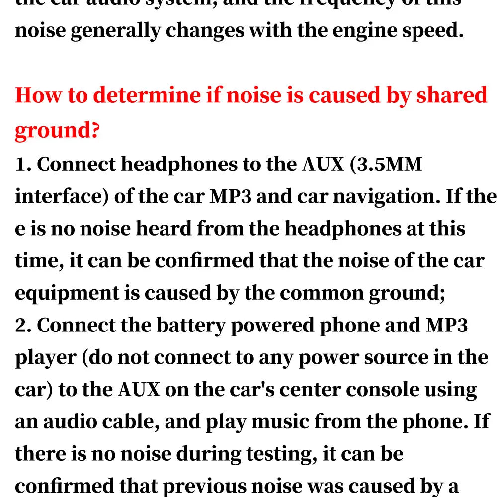 XH-M372 Stereo /Audio Isolator Vehicle Common Ground Suppression Interference Noise Isolation Module Transformer Coupler