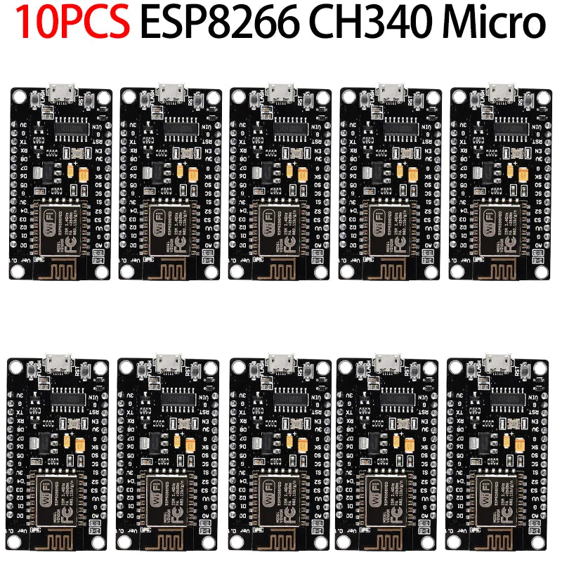 ESP8266 Wireless Module CH340/CP2102/CH9102X NodeMcu V3 V2 Lua WIFI Internet of Things Development Board Based ESP-12E ZY8266