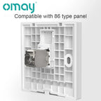86 Type Computer Socket Panel CAT5E CAT6/6A/7/8 Network Module RJ45 Keystone Cable Interface Outlet Wall Switch