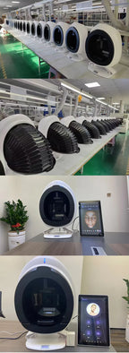 New 3D Facial Skin Analyzer Machine 15.6 inch Skin Analyzer Facial Machine 8 Light Spectrum Skin Analysis Scanner