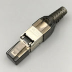 CAT7 RJ45 Connector 50U No Crimping Tools Required Network Cable Cat6A Cat5e Reuse Module Shielded FTP 8P8C Crimp