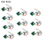 10PCS 28BYJ-48-5V 4 phase Stepper Motor Driver Board ULN2003 For Arduino 8BYJ Motor Driver + ULN2003 Board DIY Kit