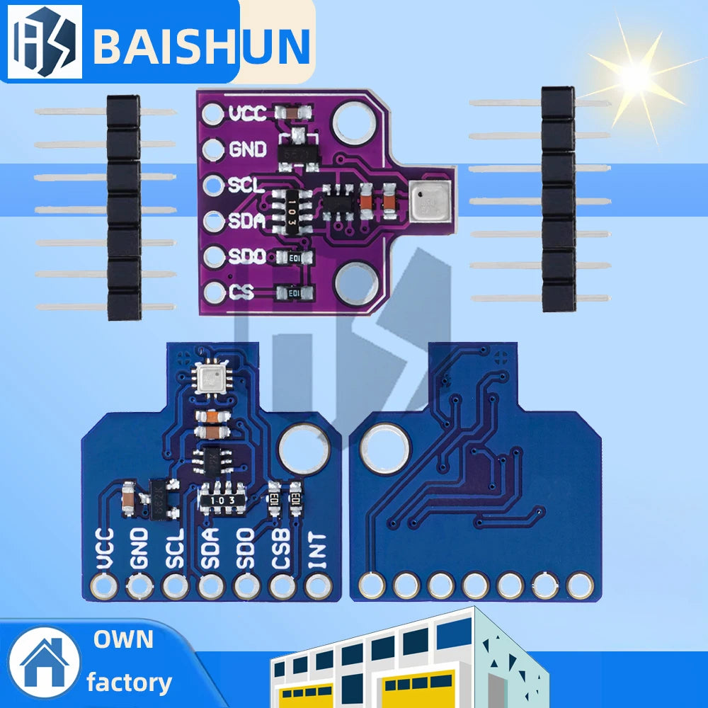 CJMCU-680 BME680 Digital Temperature Humidity Pressure Sensors High Altitude Detection Module For Arduino