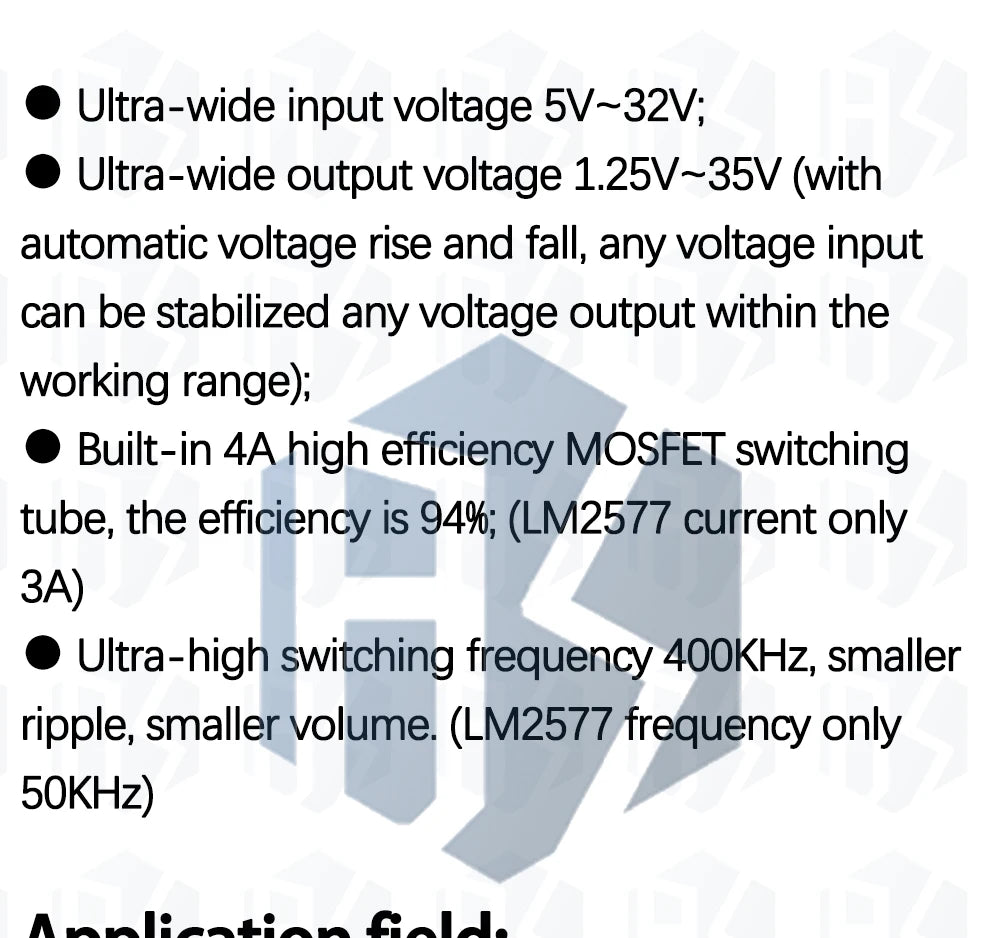 XL6009 Boost module 1.2-35V 20W Adjustable Power Supply Module for Arduino DIY