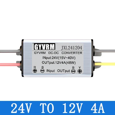DC-DC 24V to 12V Converter Step Down DC DC 24V to 12V 1A 2A 3A 4A 5A Buck Model Converter 24V 12V Waterproof Module